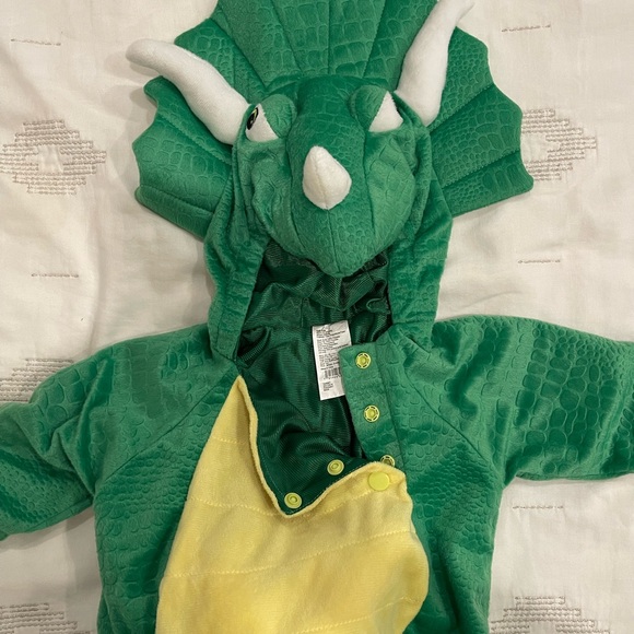 Baby Triceratops Halloween Costume Pullover Top 0-6 Months Hyde & EEK Target - Picture 5 of 6
